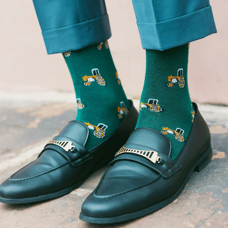 Swole Panda Tractor Socks