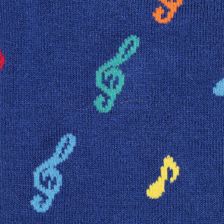 Swole Panda Musical Notes Socks 4-7