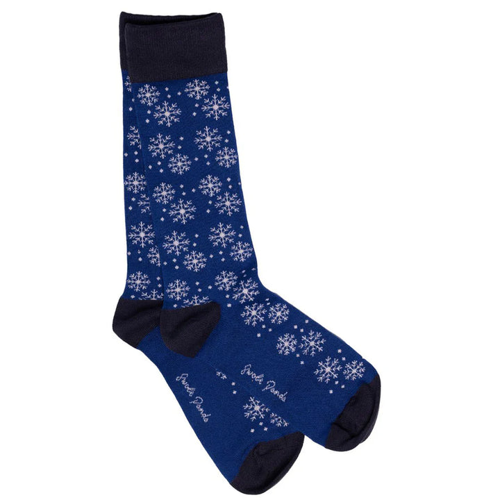 Swole Panda Snowflakes Socks