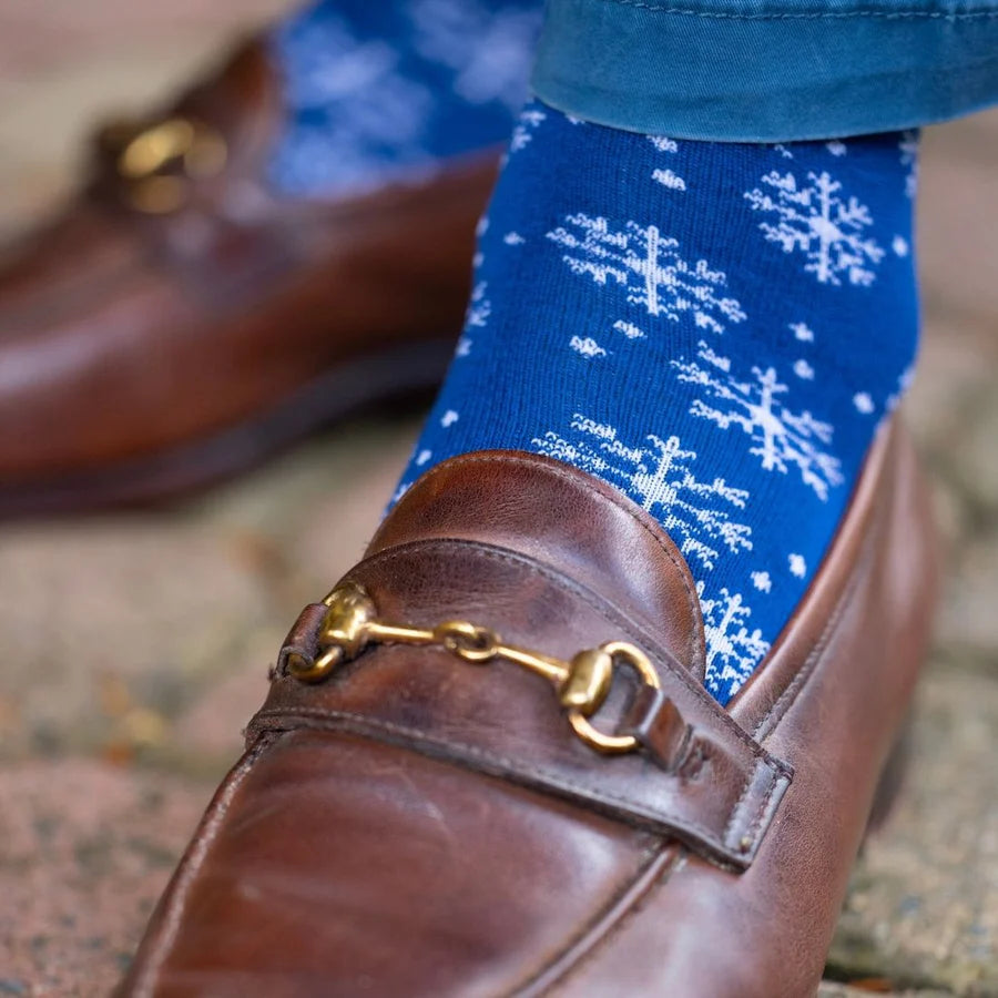 Swole Panda Snowflakes Socks