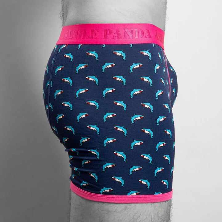 Swole Panda Boxer Shorts Sharks