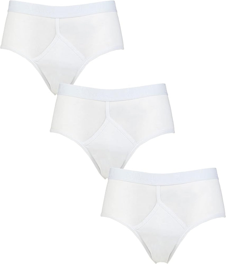 Pringle Y-Fronts White High Rise Underwear- Three pack
