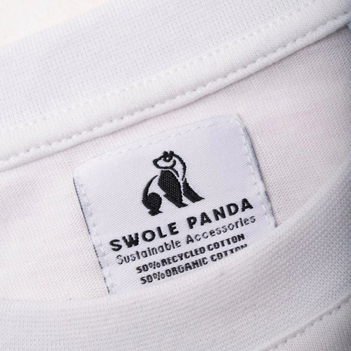 Swole Panda REFIBRA™ T-SHIRT (WHITE)