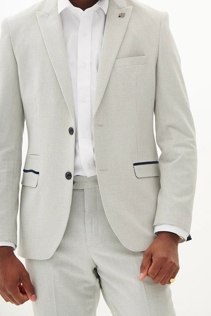 Marc Darcy Bromley Stone Check Jacket