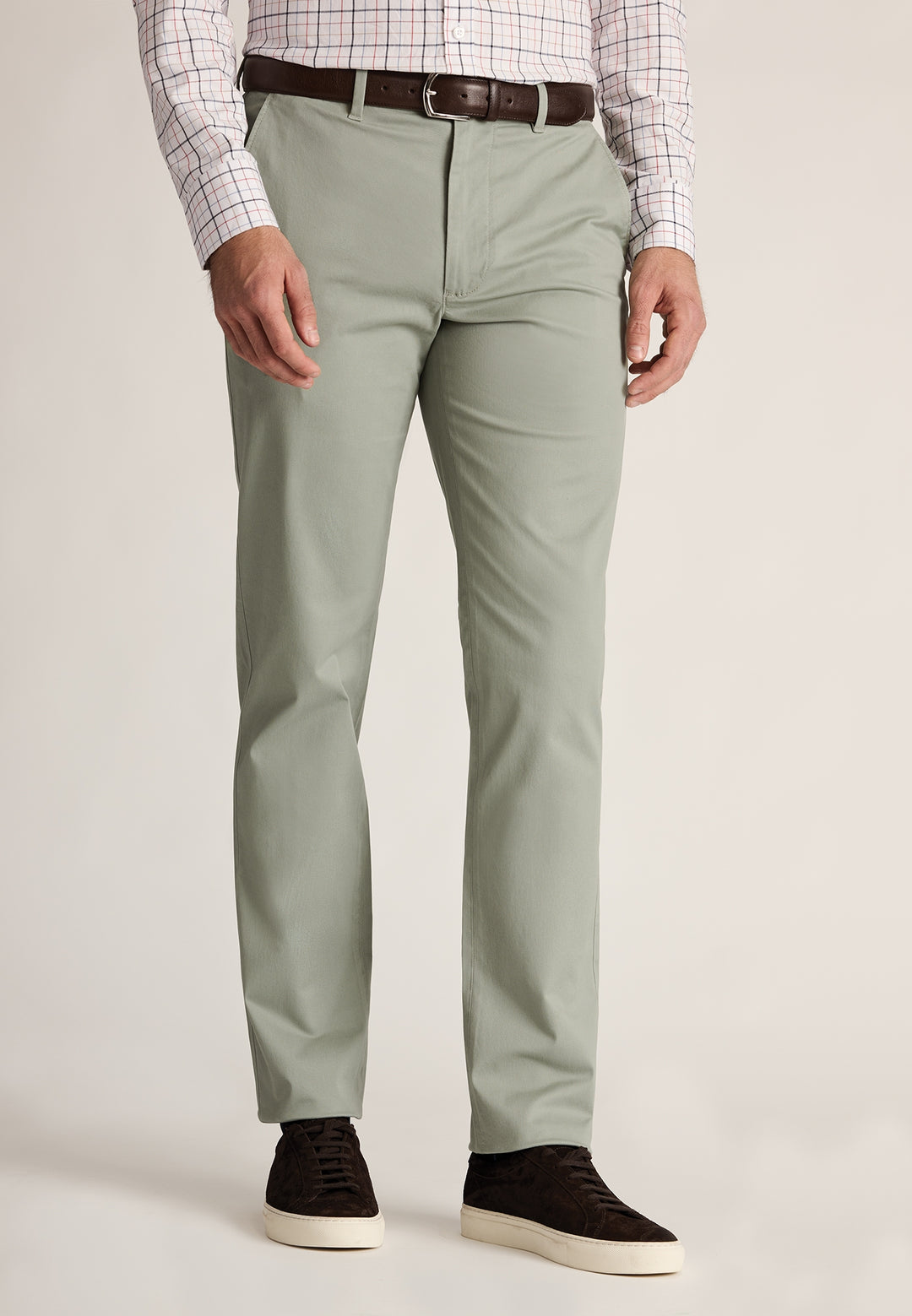 Brook Taverner Leo Slim Fit Chino Sage