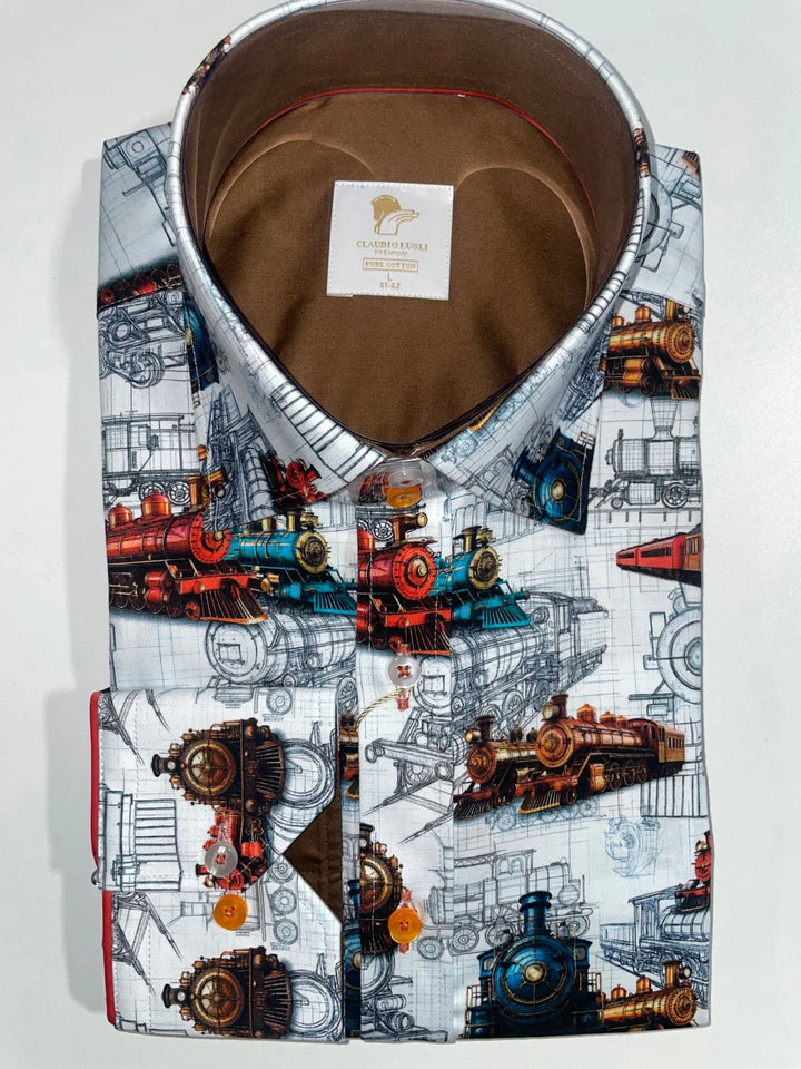Claudio Lugli Locomotive White Shirt