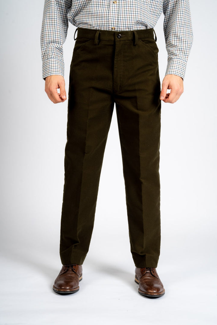 Carabou Moleskin Trousers Olive