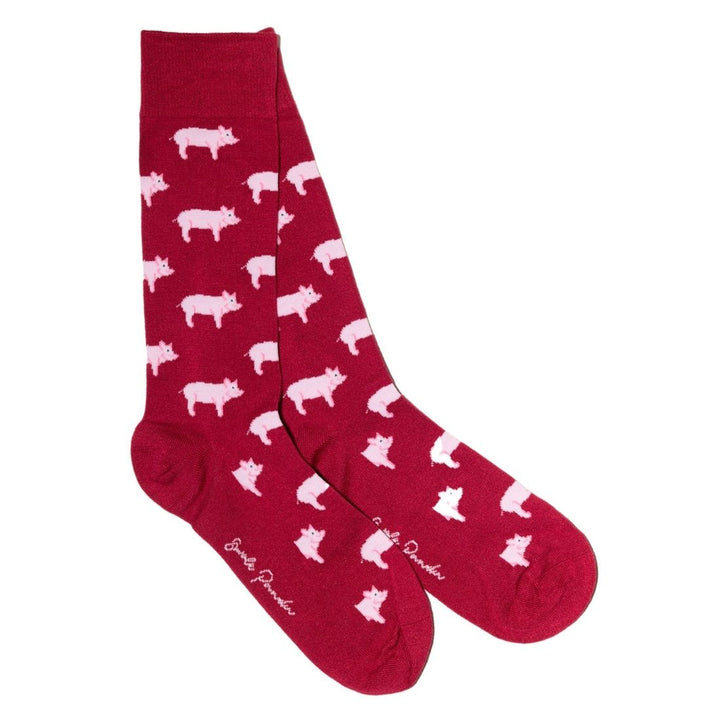 Swole Panda Pig Bamboo Sock