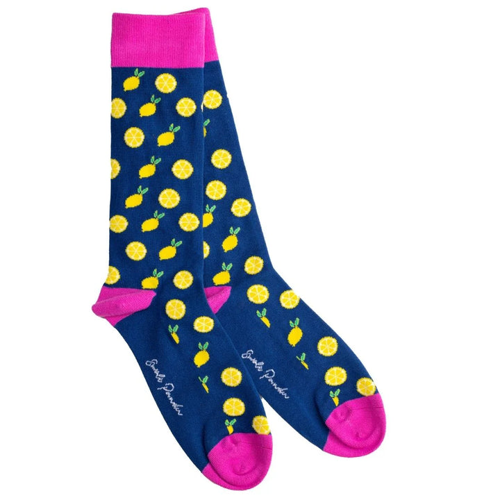 Swole Panda Lemon Bamboo Socks