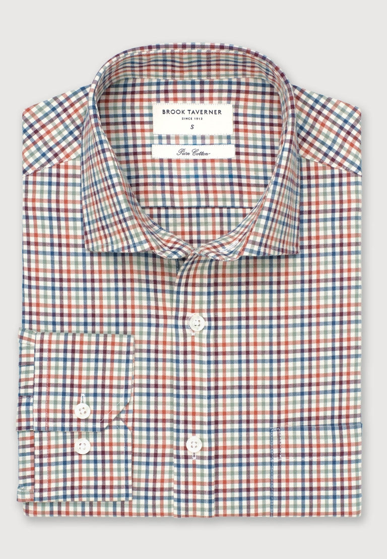 Brook Taverner Tattersall Check Long Sleeve Multi