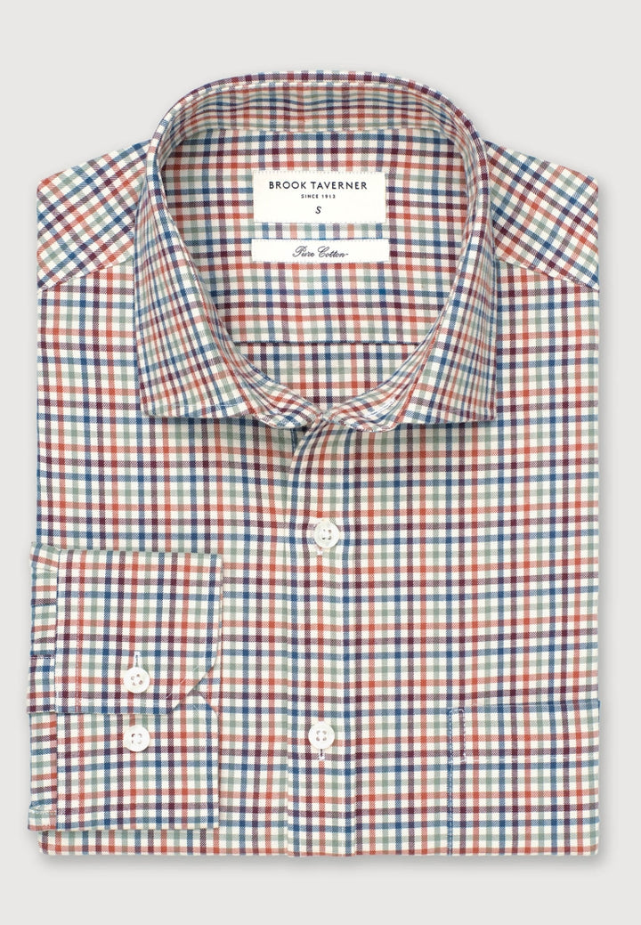 Brook Taverner Tattersall Check Long Sleeve Multi
