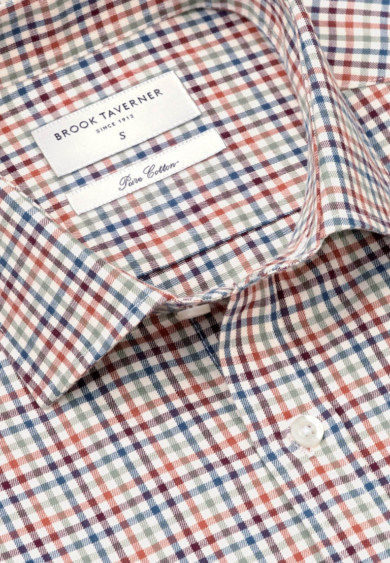 Brook Taverner Tattersall Check Long Sleeve Multi