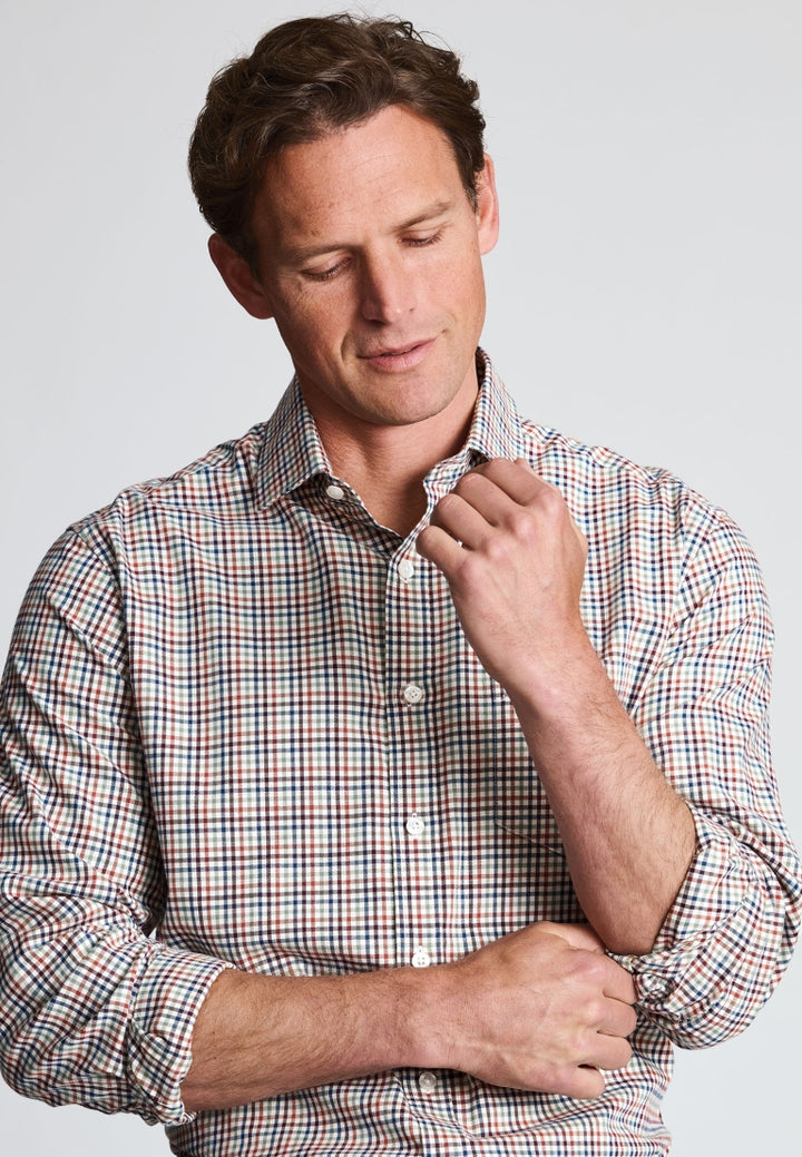 Brook Taverner Tattersall Check Long Sleeve Multi