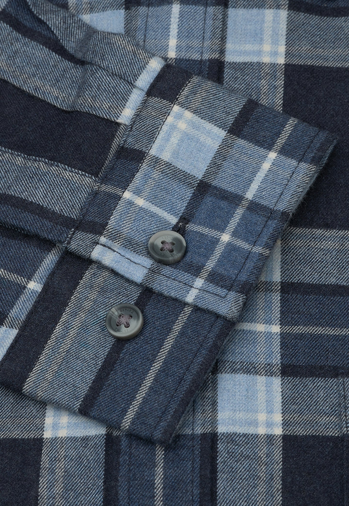 Brook Taverner Blue Check Long Sleeve