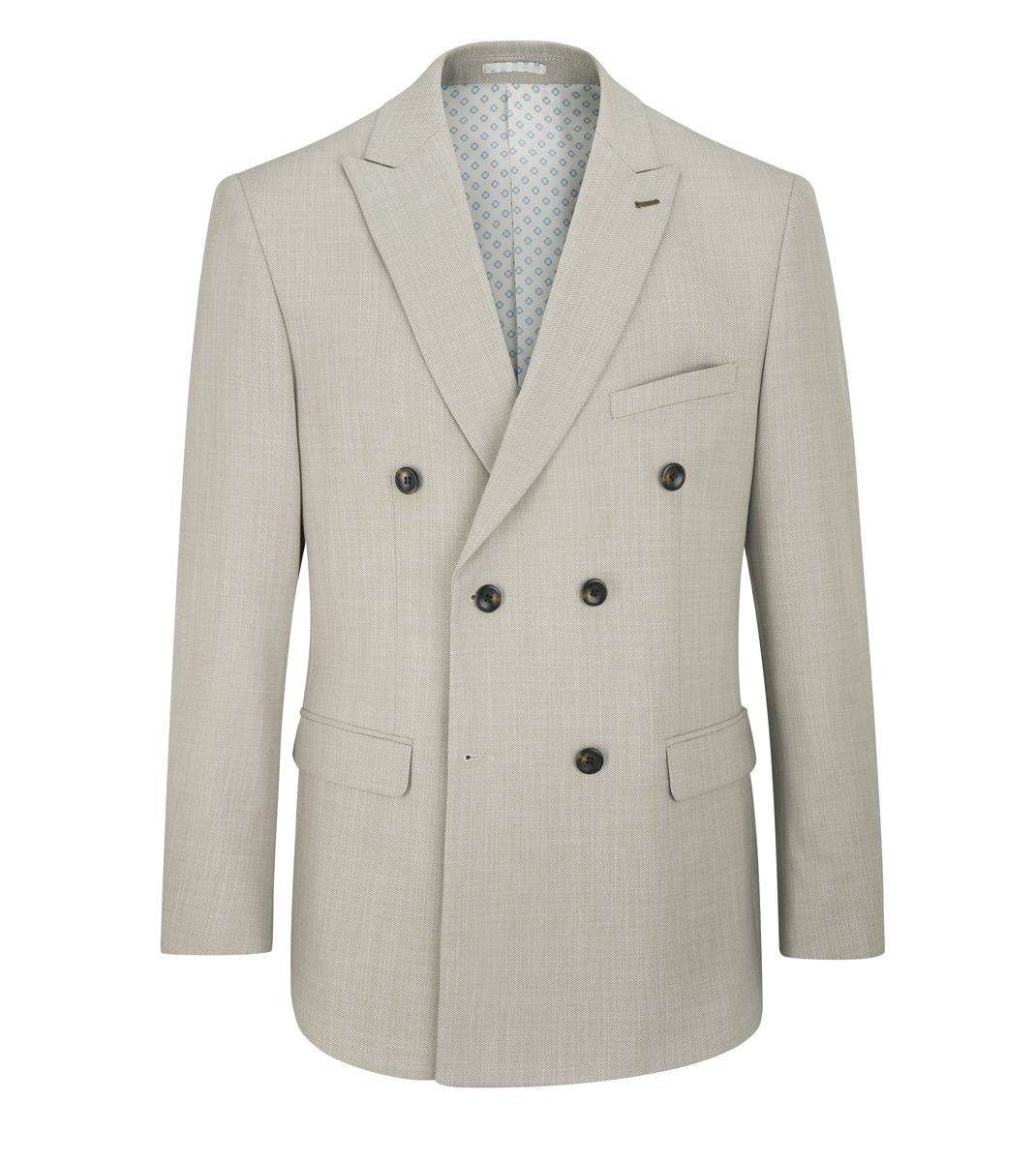 Skopes Redding Suit Jacket Stone Double Breasted
