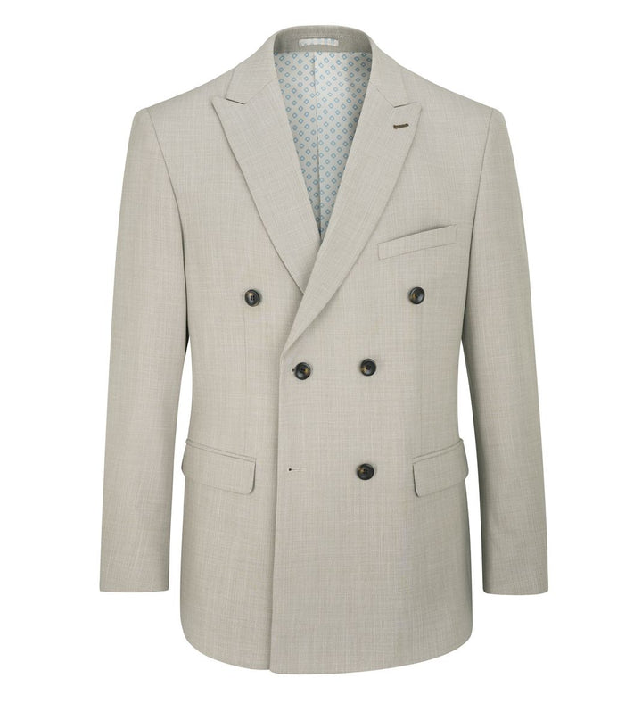 Skopes Redding Suit Jacket Stone Double Breasted