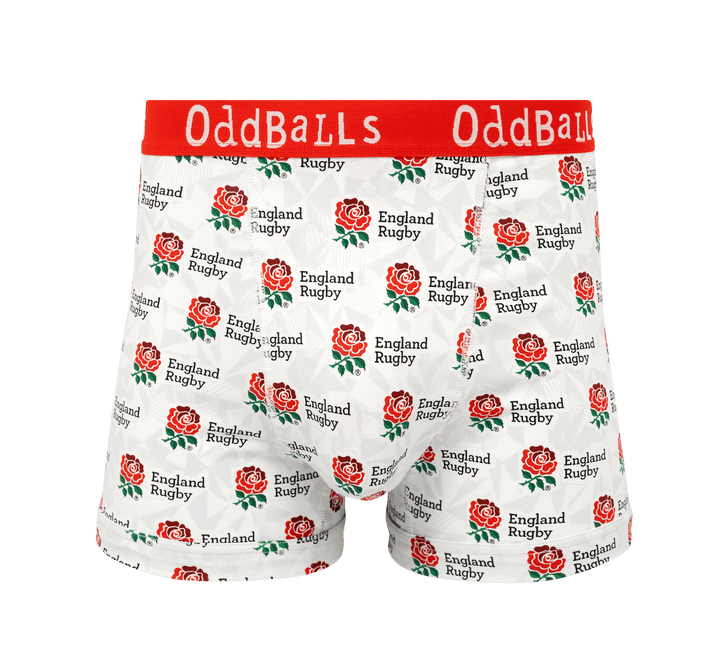 England Rugby Union Home 25/26 - Mens Cotton Boxer Shorts
