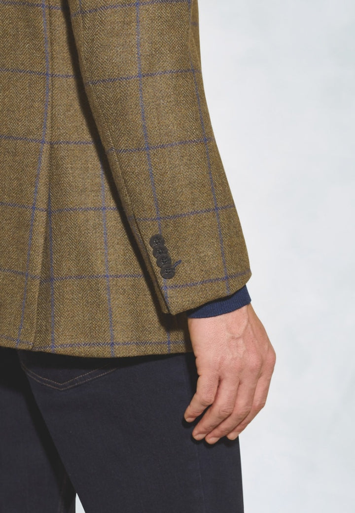 Brook Taverner Breedon Fern Check Tweed Jacket
