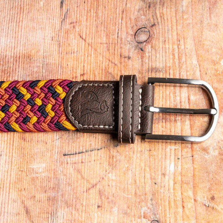 Swole Panda Woven Orange Yellow Zigzag