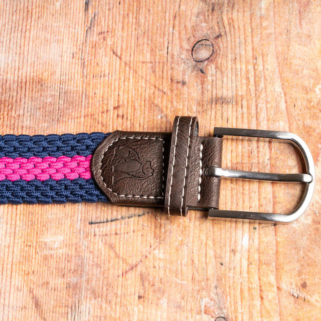 Swole Panda Woven Rich Pink Stripe