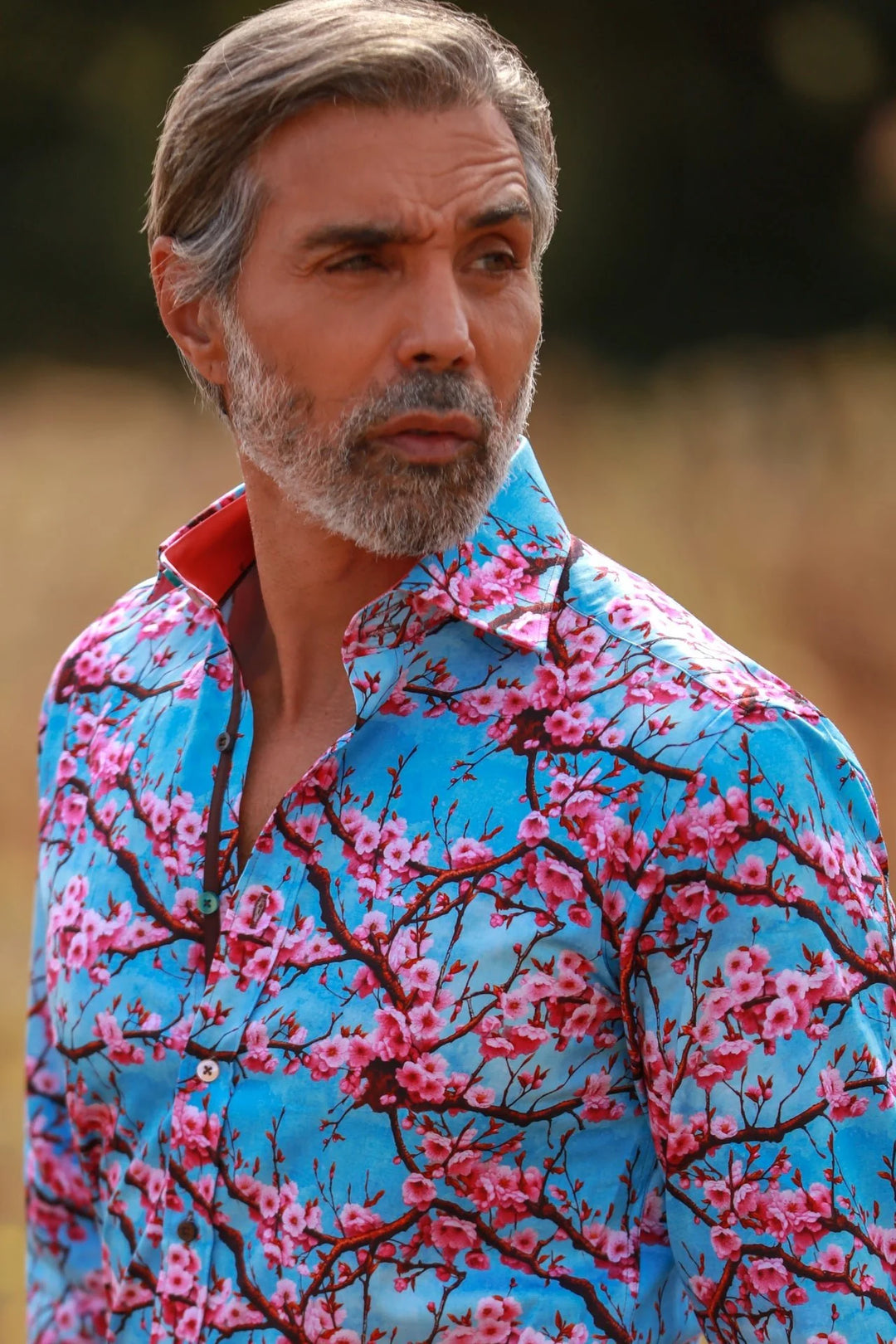 Claudio Lugli Cherry Blossom Print Shirt