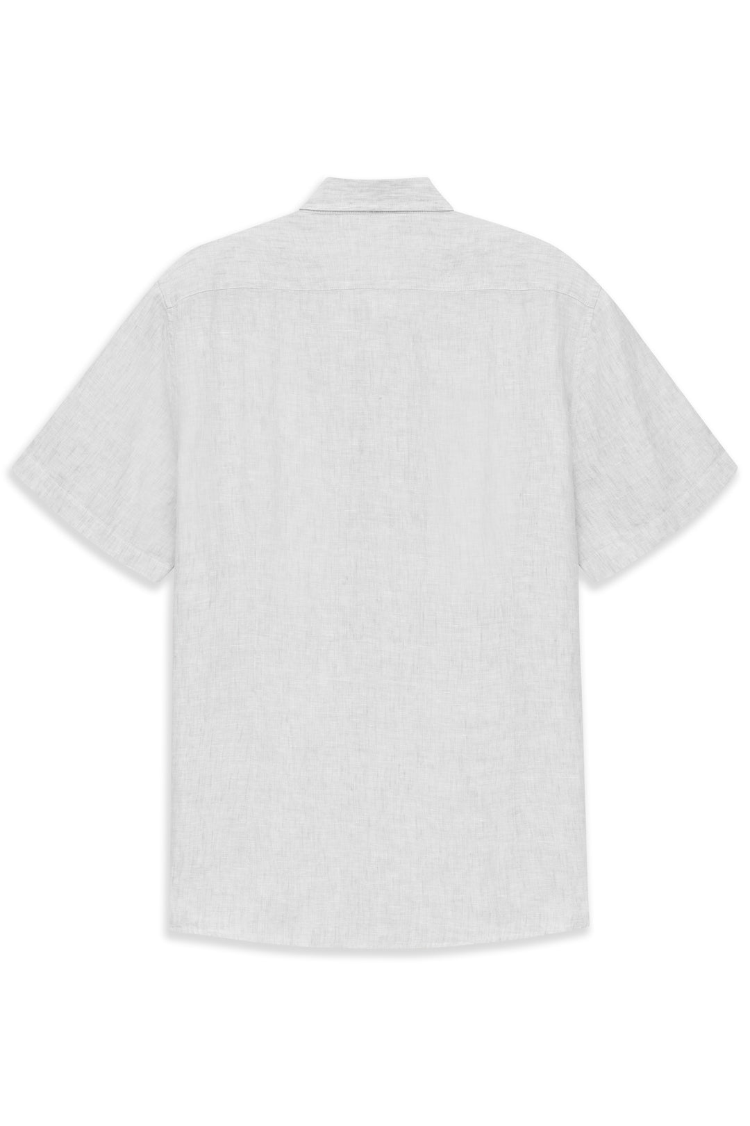 Bugatti Linen Short Sleeve Shirt White