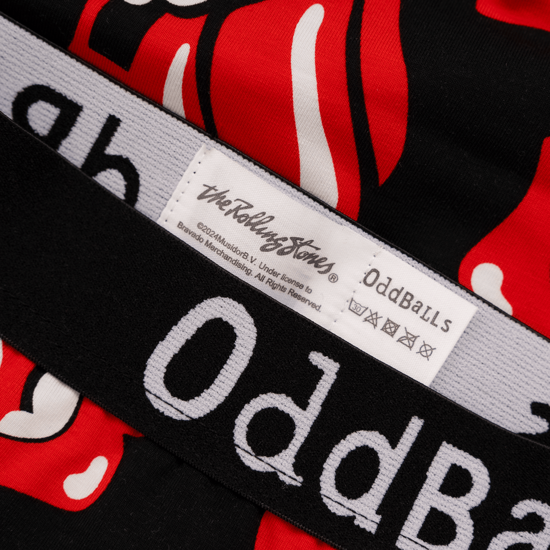 The Rolling Stones Tongue - Mens Cotton Boxer Shorts