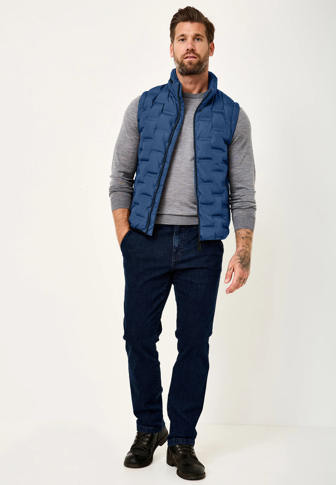 Redpoint Perry Padded Gilet Blue