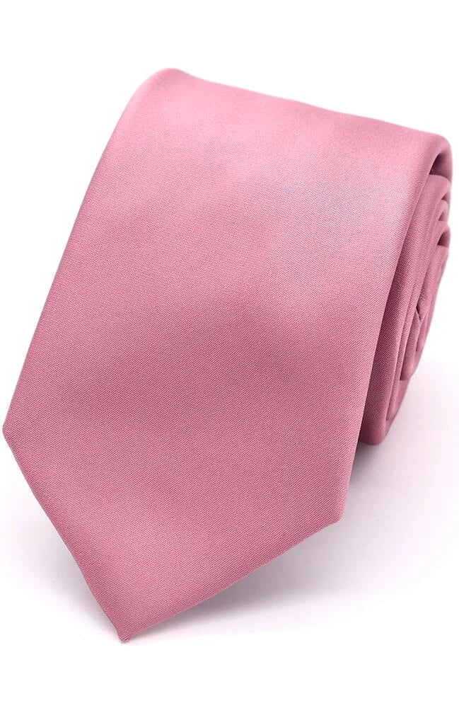 Plain Tie -Dusk rose