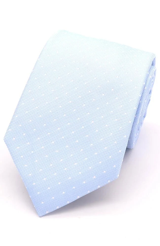 Sky Blue Polka Dot Tie