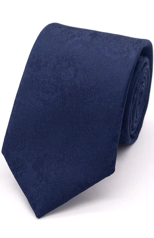 Navy Floral Tie