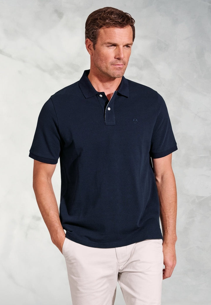 Brook Taverner Firth Polo Shirt Navy