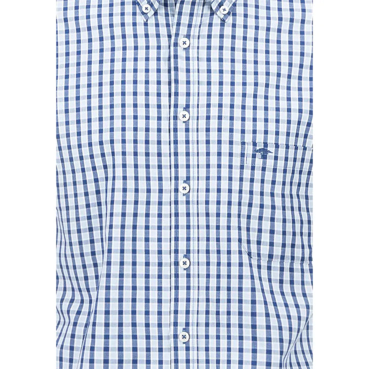 Fynch-Hatton Long Sleeve Shirt Midnight Small Check