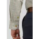 Double Two Long Sleeve Green Checked Shirt