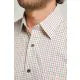 Double Two Long Sleeve Rust Checked Shirt