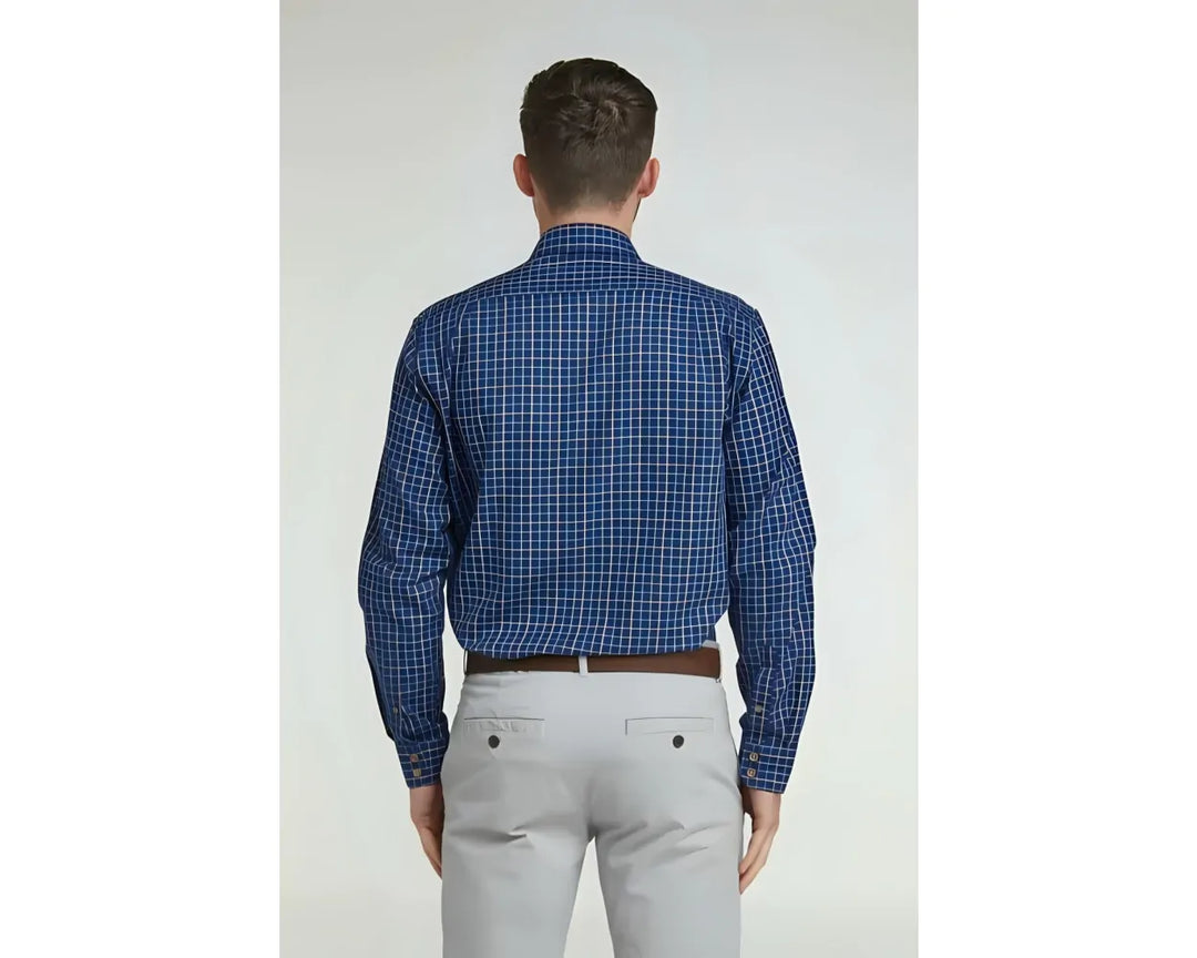 Double Two Hunter Blue Long Sleeve