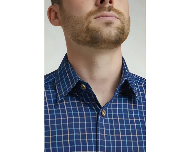 Double Two Hunter Blue Long Sleeve