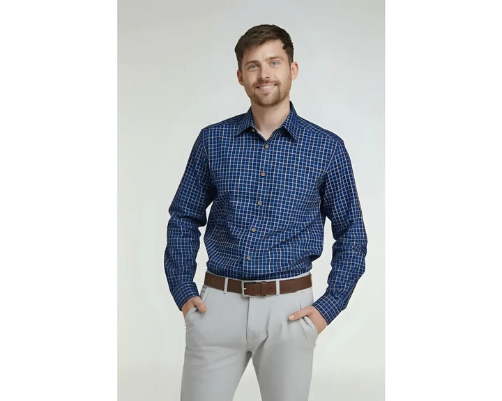 Double Two Hunter Blue Long Sleeve