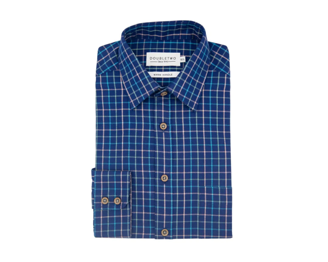 Double Two Hunter Blue Long Sleeve