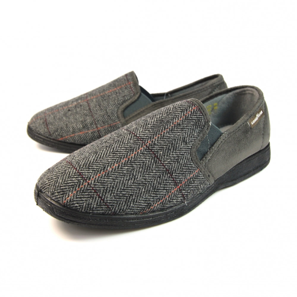 LazyDogz Slippers Harrison Grey