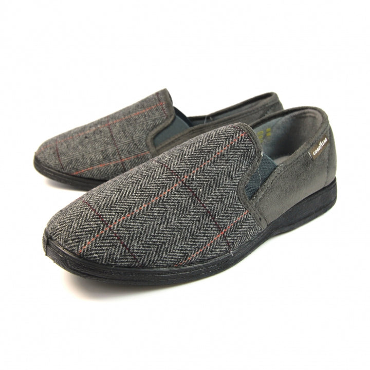 LazyDogz Slippers Harrison Grey