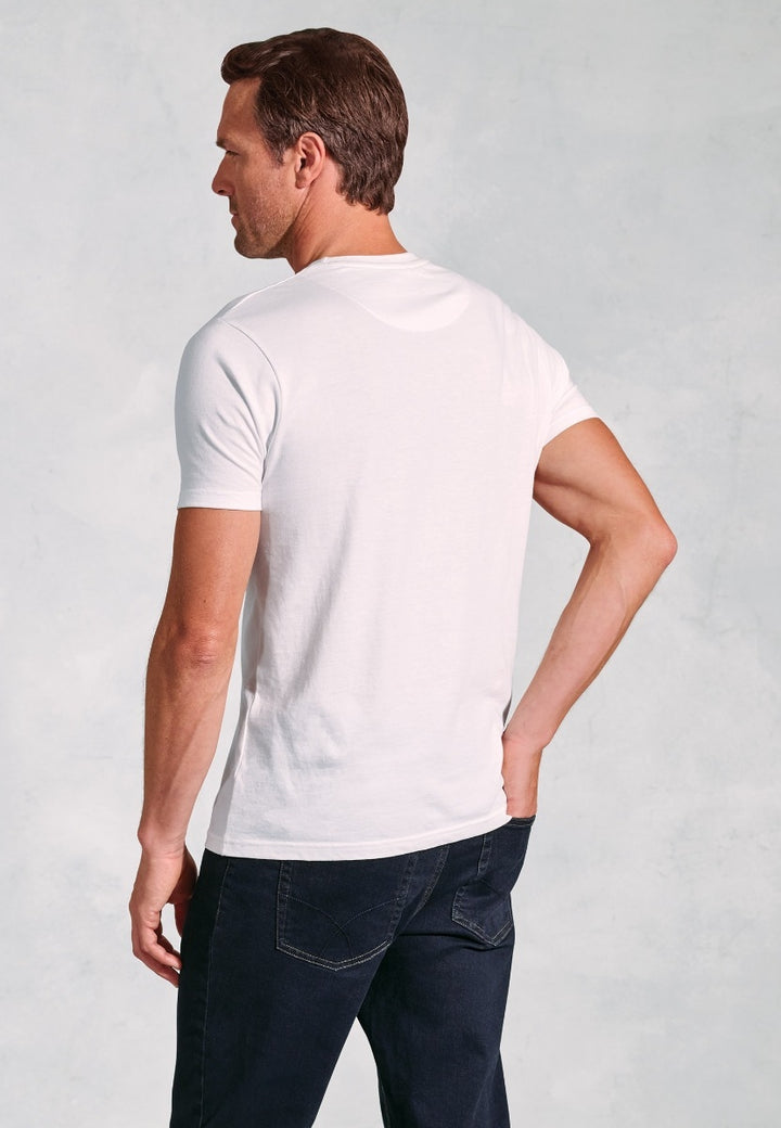 Brook Taverner Hawkes T-Shirt White