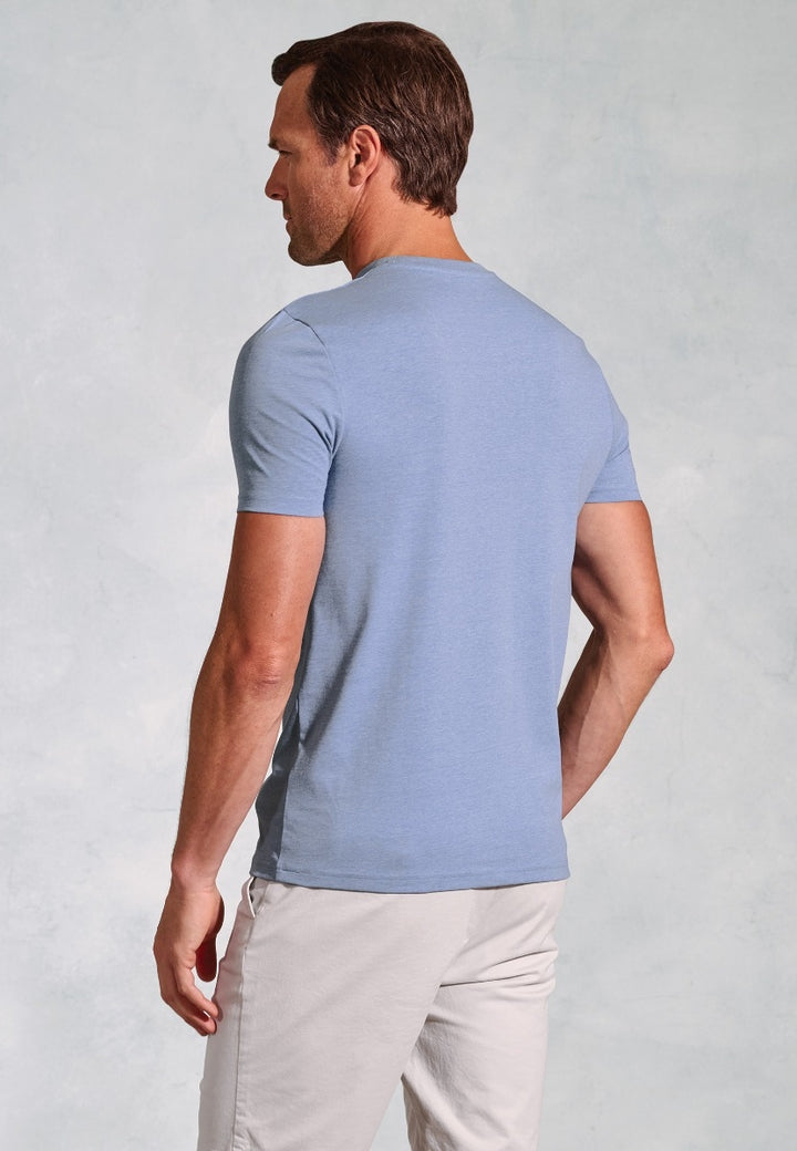Brook Taverner Hawkes T-Shirt Blue
