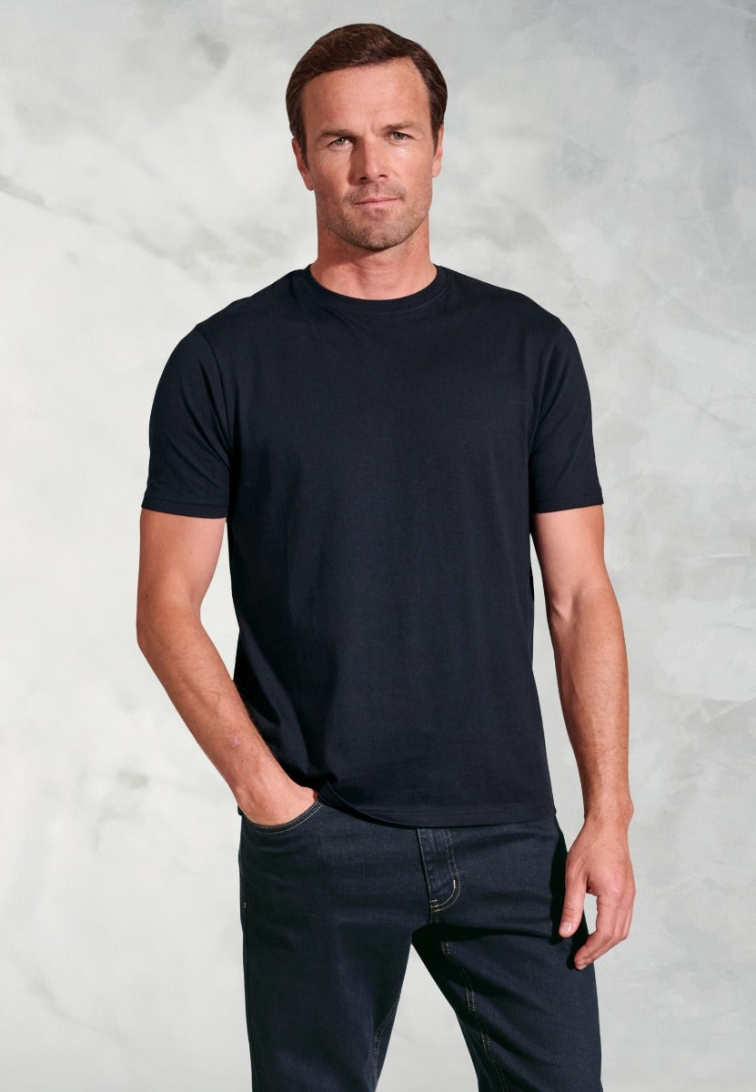 Brook Taverner Hawkes T-Shirt Dark Navy