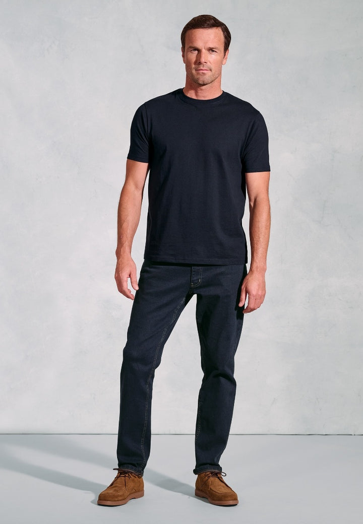 Brook Taverner Hawkes T-Shirt Dark Navy