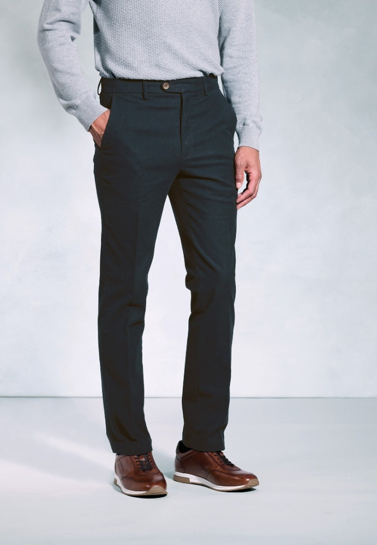 Brook Taverner Kerswell Moleskin Trouser Navy