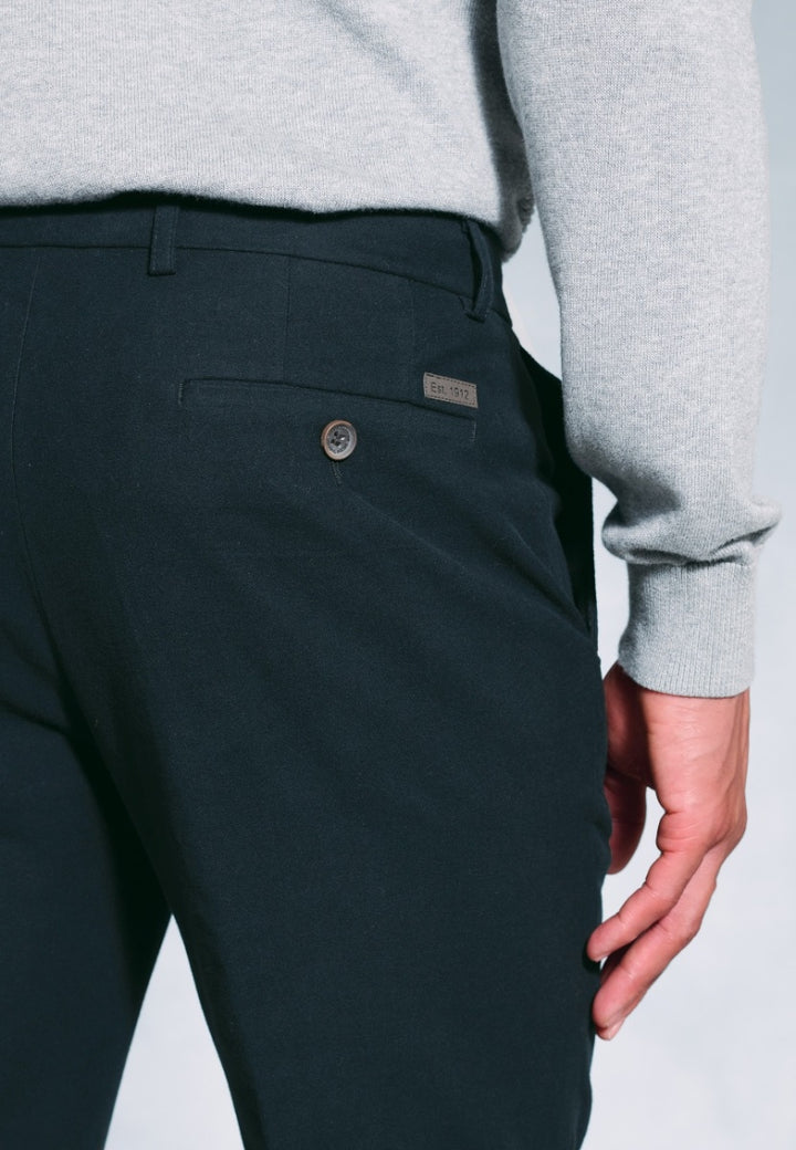 Brook Taverner Kerswell Moleskin Trouser Navy