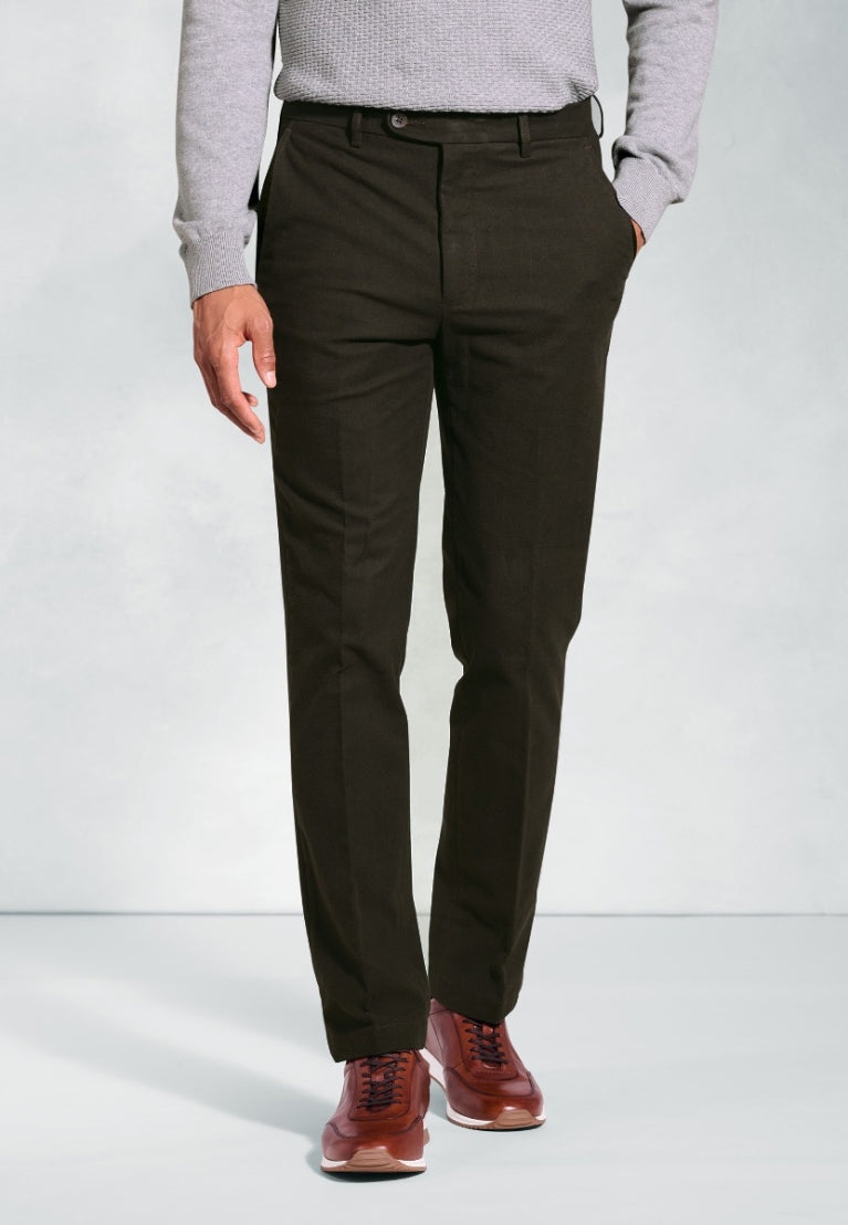 Brook Taverner Kerswell Moleskin Trouser Olive