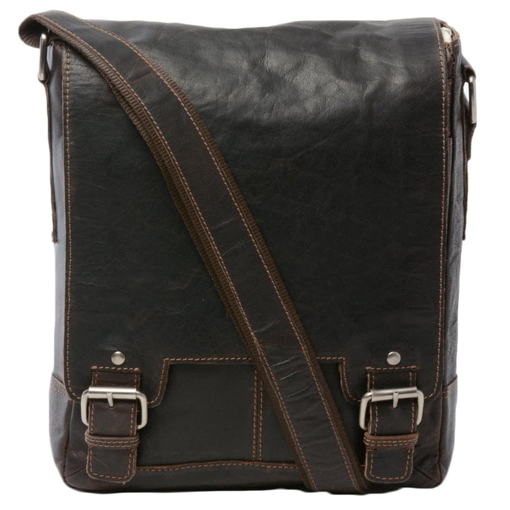Ashwood Leather Messenger 8342 Brown