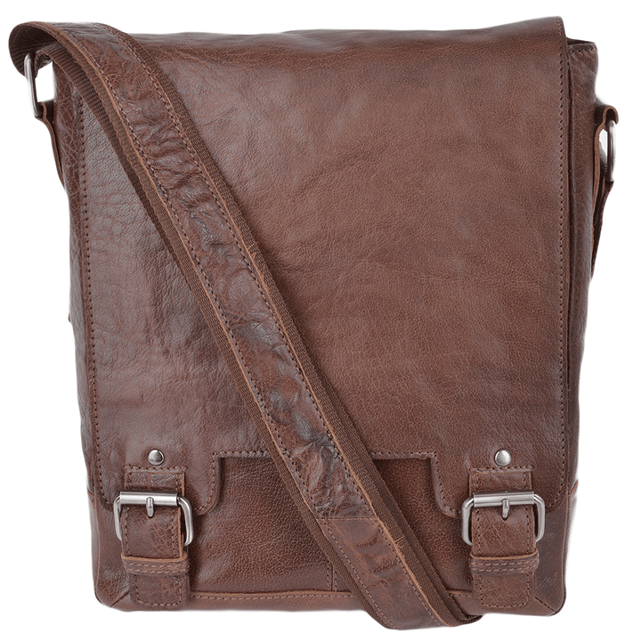 Ashwood Leather Messenger Bag 8342 Tan